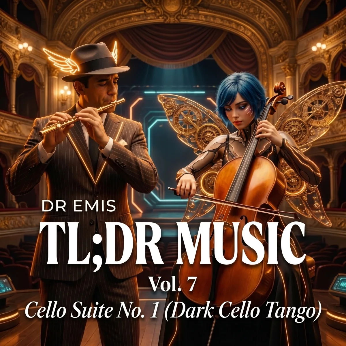 TLDR Music, Vol. 7: Cello Suite No. 1 (Dark Cello Tango) cover artwork